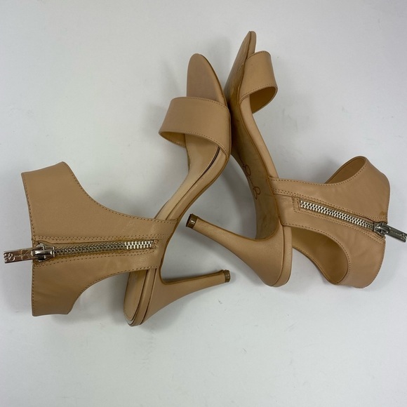JESSICA Simpson Tan Women's Heels Shoes Size 8M - Picture 4 of 14